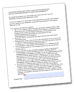 User Agreement Form Icon