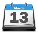 March 13
