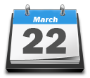 March 22