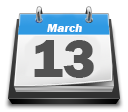 March 13